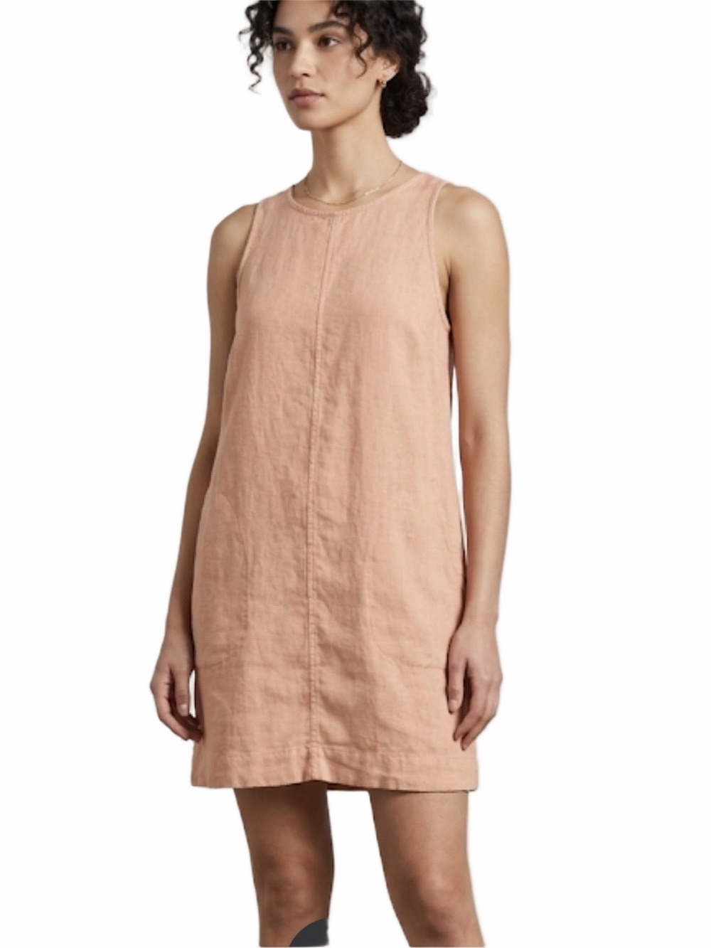 J.Crew Maxine Linen Button-Back Dress Sz S - Women’s